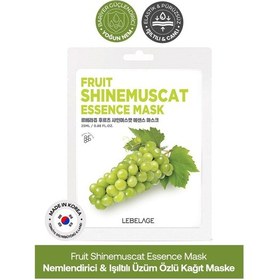 Resim Lebelage Muskat Üzümü Kağıt Maske Lebelage Fruit Shine Muscat Mask 