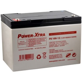 Resim POWER-XTRA 12v 100 Ah Bakımsız Kuru Akü 