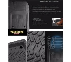 Resim Trakmats Opel Mokka 2013 4d Universal Lüks Yumuşak Ada Gri 
