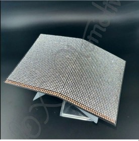 Resim Gümüş Taşlı Rose Gold Detaylı Ruhsat Kabı 
