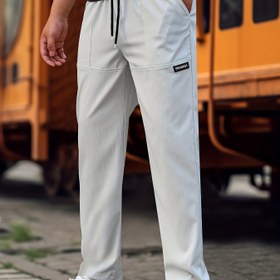 Resim Erkek Rahat Joggers, Fitness Basketbol İçin Şık Bel İpli Spor Pantolon 