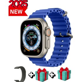 Resim Htc Uyumlu Akıllı Saat Watch Ultra2 49MM Kordon Hediyeli - Son Versiyon 