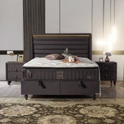 Resim MyViscoo Genova Yatak Baza Başlık Set 