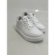 Resim 2542 Wickers Beyaz-Beyaz Poli Taban Bayan Spor Ayakkabısı 