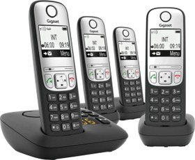 Resim A690a Quad 4 Ahizeli Telesekreterli Telsiz Telefon 