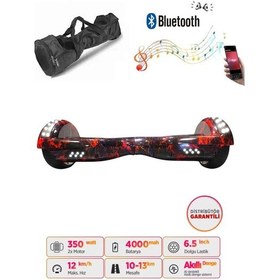Resim Citymate Elektrikli Kaykay Akıllı Denge Hoverboard + Hoverkart + Çanta Full Ledli Extrem Paket D15 