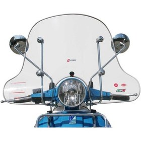 Resim Vespa Px Serisi Ön Cam Uzun Boy Şeffaf / Faco 