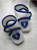 Resim elfnur Unisex Bebek Mavi Panduf 