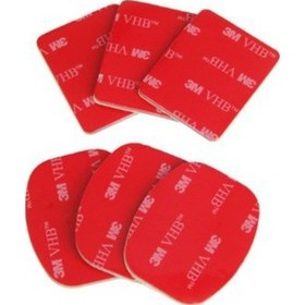 Resim Gopro Hero 3 Düz 3 Eğimli 3M Yapışkan Bant Çok Renkli 