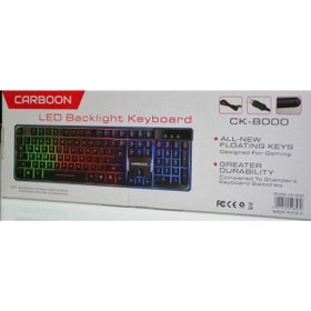 Resim Carboon CK-8000 Rgb LED Işıklı Gaming Kablolu Oyuncu Klavyesi 