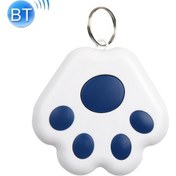 Resim 2 Adet Köpek Pençe Bluetooth Anti-Kayıp Cihaz Koyu Mavi (Yurt Dışından) 