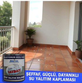 Resim Boysat Sıvı Cam İzo Saydam Glass Seramik Karo Mermer Şeffaf Yalıtım 2 Kg 
