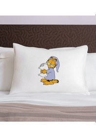 Resim Bk Gift Eğlenceli Kedi Tasarımlı Pamuklu Yastık Kılıfı-7 50x70cm , Sevgiliye , Ev si, Tasarım Ev Tekstili 