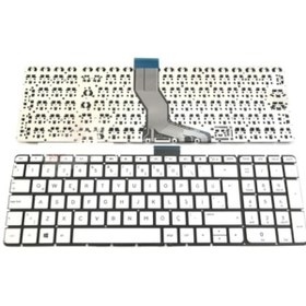Resim HP Pavilion 15-ab007nt, 15-ab008nt Klavye (beyaz Tr) Büyük Enter 