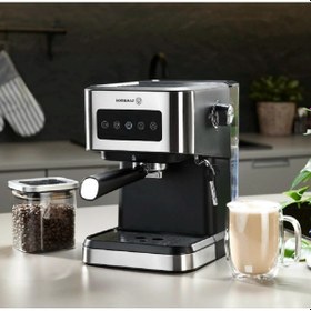 Resim Korkmaz Java A981 Süt Köpürtücülü Espresso Kahve Makinesi 