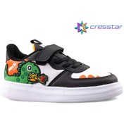 Resim Cresstar Miniyo Kids 009 Filet Cilt Siyah/beyaz/oranj Günlük Ayakkabı 