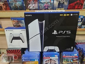 Resim SLIM PLAYSTATION 5 1TB Digital+2KOL 2YIL GARANTİLİ ADANA O.D. Y1 