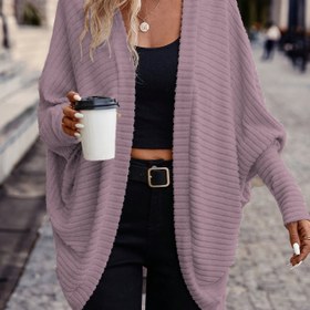 Resim Kadınlar İçin Şık Bej Hırka - Bol Kesim, Uzun Kollu, Önü Düğmeli, İlkbahar/Sonbahar İçin Mükemmel, Günlükten Resmiye Kıyafet, Günlük Giyim Hırka | Düğmeli Hırka | Yapı, Hırka Kazak 