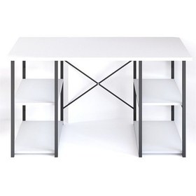 Resim 4 Raflı Çalışma Masası Beyaz 60x120 