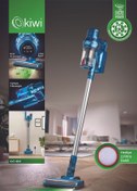 Resim Kiwi Kvc-4041 Şarjlı Lityum Pilli Bldc Motor 2'si 1 Arada El Süpürgesi ve Dik süpürge 