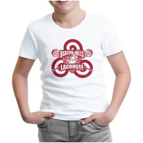 Resim Lord Tshirt Teen Wolf - Beacon Hills Lacrosse Beyaz Çocuk Tshirt 