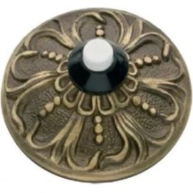 Resim Prinç Döküm Antik Oksit Rustik Eskitme, Ferforje Tipi Osmanlı Tarzı Kapı Için Zil HFT10012 