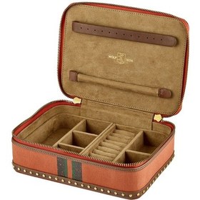 Resim Ida Deri Saplı Takı Seyahat Kutusu 190. Yıl Sınırlı Seri 21x15x7 Cm Kahverengi 