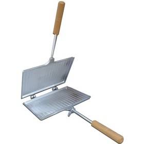 Resim Sade Ocak Üstü Döküm Tost Makinesi 23x17cm Metal 