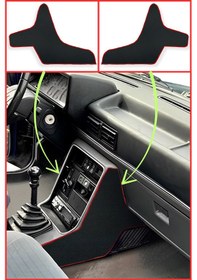 Resim Renault Broadway R9 / 11 Spring Fairway Oto Halı Paspas & Torpido Koruma Halısı & Vites Konsol Halı Siyah 