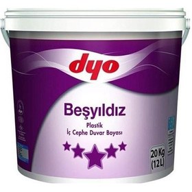Resim Dyo Beşyıldız Plastik Iç Cephe Boyası 10 KG 