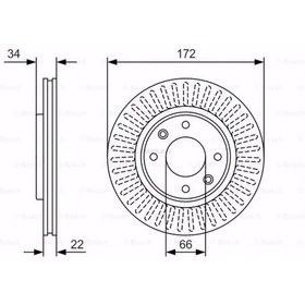 Resim Citroen Xsara 1.6 16V 1997-2005 Bosch Ön Fren Diski 