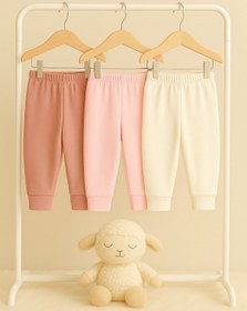 Resim Baby Selen Bebek Patiksiz Alt 3'lü, Bebek Pijama Alt Giyim 