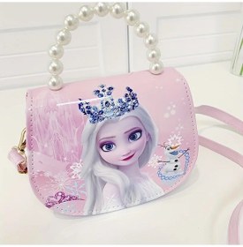 Resim Disney Anaokulu Kız Dondurulmuş Prenses Omuzdan Askili Çanta Bebe Mavi 