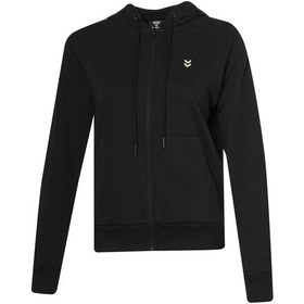 Resim Hummel Pulse Female Fermuarlı Hoodıe 922422-2001 Siyah 