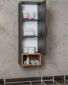 Resim BALNEOM Banyo Karanfil 120 Cm %100 Mdf Banyo Boy Dolabı 