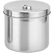 Resim Trendooze Tank Suntek Paslanmaz Pamuk Kutusu Kabı Dezenfeksiyon Çelik 16cm Py 16cm 