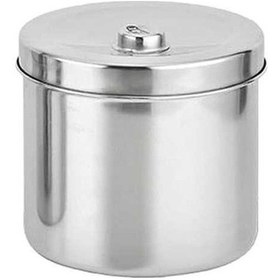 Resim Trendooze Tank Suntek Paslanmaz Pamuk Kutusu Kabı Dezenfeksiyon Çelik 16cm Py 16cm 