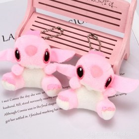 Resim Silver1 Yeni Iyi Şanslar Maskot Peluş Bebek Kolye Sevimli Küçük Ejderha Karikatür Bebek Çanta Çekicilik Anahtarlık Küçük Kolye (Yurt Dışından) 