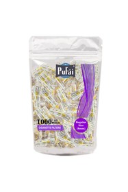 Resim Pufai Sigara Filtresi Katran Süzen Normal Boy 8 Mm Ağızlık 2000 Adet 2 Yeniden Kullanılabilir Paket 
