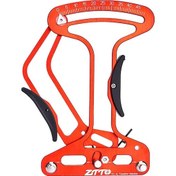 Resim Ztto Bisiklet Jant Tansiyon Ölçer - Alüminyum Alaşım, Hassas Ayarlı, Kırmızı 