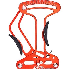 Resim Ztto Bisiklet Jant Tansiyon Ölçer - Alüminyum Alaşım, Hassas Ayarlı, Kırmızı 