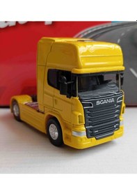 Resim Scania V8 R730 1:64 Ölçekli Tır Çekici Sarı 