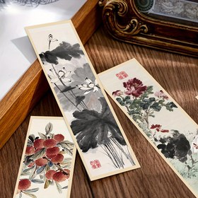 Resim 30 Adet Çin Tarzı Mürekkep Boyama Kitap Ayracı, İnce Su Baskılı Dekoratif Okuma Sayfa Göstericileri, Defter ve Notlar için Kağıt Kart Yaratıcı Hediye Ofis Malzemeleri Çivileri, Kitap Ayracı,Not İşaretleme,Şık Kırtasiye,Sanatsal Kitap Ayracı,Dayanıklı Kağıt,Hafif Malzeme,Dekoratif Klipsler,Hat Sanatı Tutkunları,Öğrenciler 