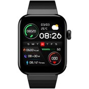 Resim Xiaomi Mibro Watch T1 1.6 Inç Amoled Hd Ekran 2 Atm Sesli Görüşme Özellikli Akıllı Saat Siyah 