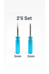 Resim chasten emporium Saat Elektronik Telefon Oyuncak Tamiri Mini Yıldız - Düz Tornavida Seti 2’li 