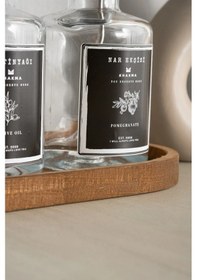 Resim Khakma Ahşap Stantlı Sosluk Yağdanlık 2'li 250 ML 