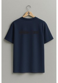 Resim Oversize Tom Clancy's Rainbow Six Siege Sırt Tasarımlı Unisex T-shirt Lacivert 