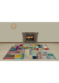 Resim Modern Klasik Gerçek El Dokuma Halı 