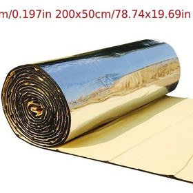Resim Topnotch 5mm 78.74x19.69inch Araç Ses Yalıtım Süngeri Kaput Izolasyon Ses Kesici Mat 