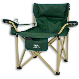 Resim Lerato TG-2025-03 Katlanır Kamp Sandalyesi XXL Yeşil 